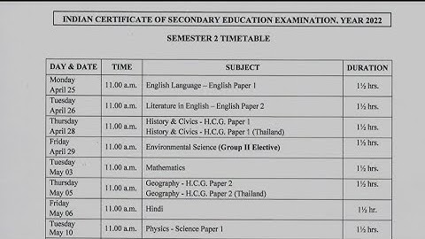 CISCE Announcement Semester 2 Board Exams Date Released 😱💯