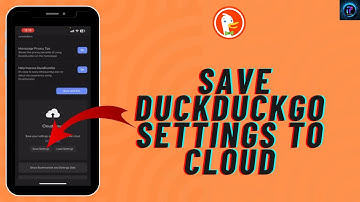 How to Save DuckDuckGo Settings to Cloud 2024 | Secure Your Preferences