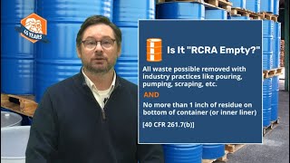 Is It RCRA Empty?