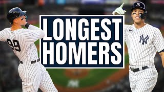 Top 10 Longest Home Runs Of Aaron Judge's Career