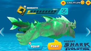 Hungry Shark Evolution ENEMY BEHEMOTH New Shark Mod - All 25 Sharks Unlocked Hack Gems Coins Mod