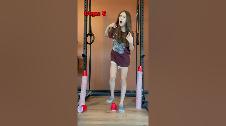 How many Red Cups can hold up my sister? 🤔 #shorts