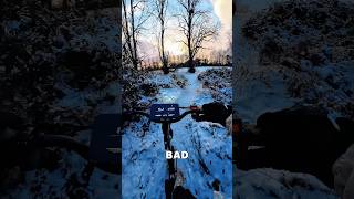 Budget Scooter In Snowy Conditions