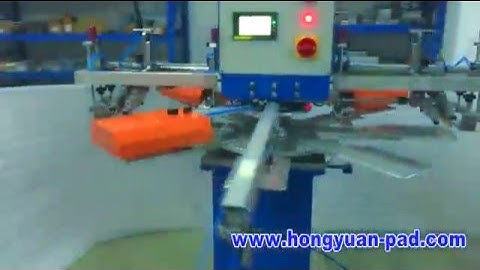 3 color rapid rotary screen printing machine for t shirts