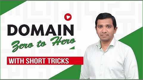 DOMAIN OF FUNCTIONS I DOMAIN BASIC CONCEPTS I FUNCTIONS