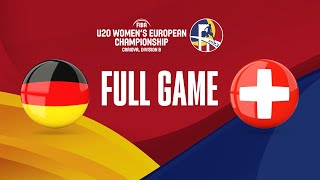 Germany v Switzerland | Full Basketball Game | FIBA U20 Women's European Championship 2023