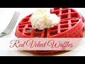 BREAKFAST IDEAS | Red Velvet Waffles