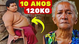 VÓ VIVE ISOLADA, LUTANDO PRA CRIAR NETO DE 10ANOS QUE PESA 120KG