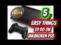 5 Things To Do On JailBroken Ps3 