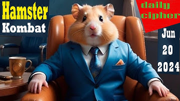 June 20 Hamster Kombat Daily Cipher Unlocked  #hamsterkombat Morse Code 1 million Coins #cipher