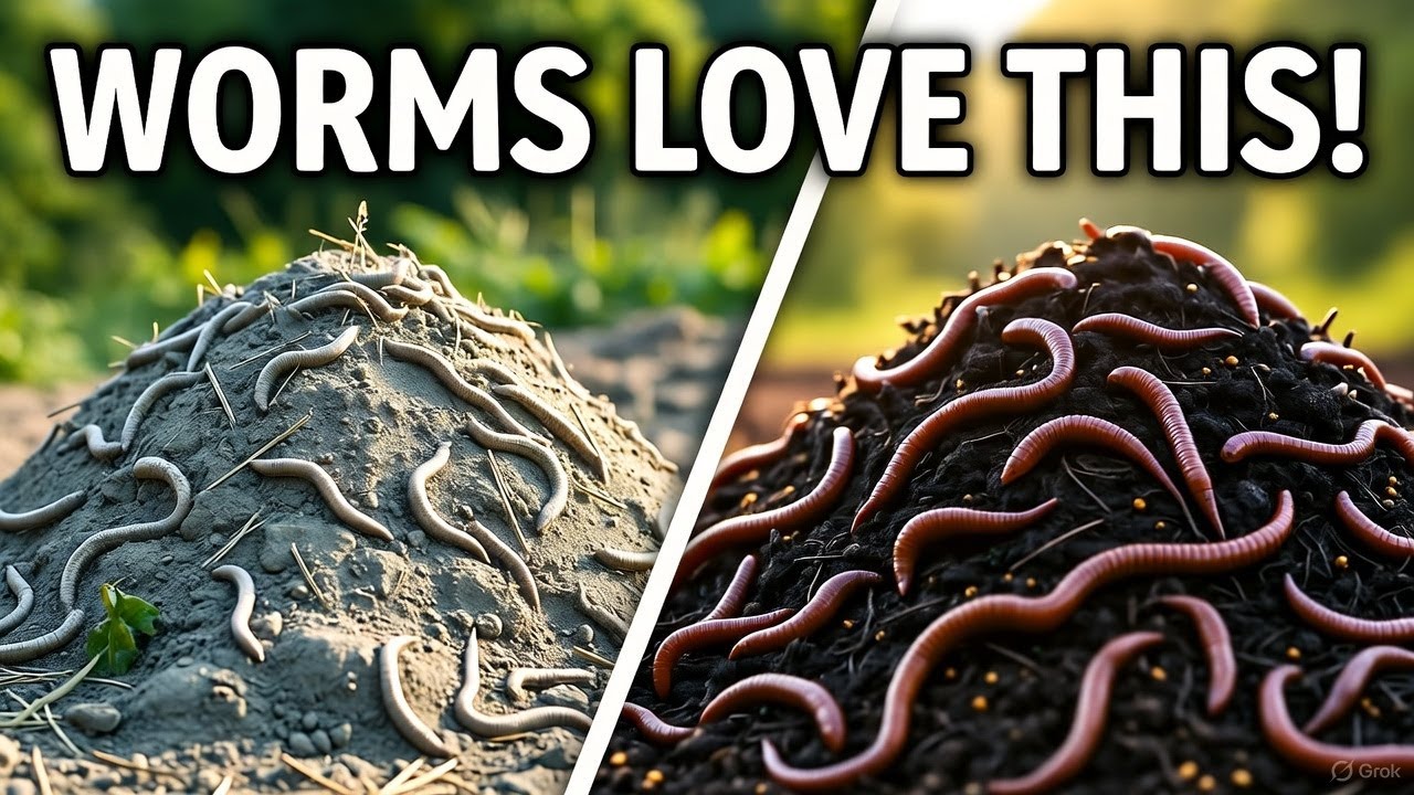 🔥 Почему черви роятся на непереработанном компосте — и как его использовать