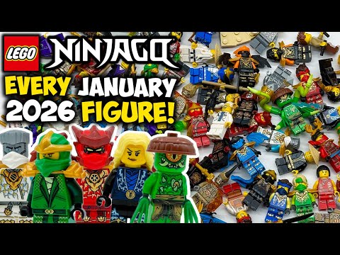 Every January 2026 Ninjago Dragons Rising Minifigure Reviewed!