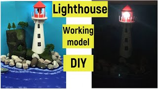 Lighthouse working model | Paper lighthouse model | Science fair model | Diyas funplay