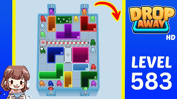 Drop Away Level 583 Solution Walkthrough