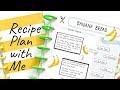 Recipe Plan with Me - Banana Bread - The Happy Planner