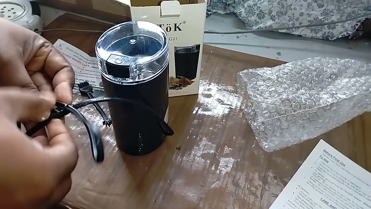 STOK COFFEE & SPICE GRINDER MACHINE | MINI GRINDER DEMO VIDEO | UNBOXING | REVIEW MACHINE