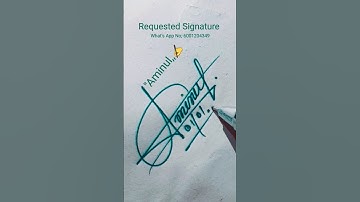 #reels#Sing your signature#AMINUL✍️#signature#design#sing#art#fashion #viralshorts#reels#follow#me🙏