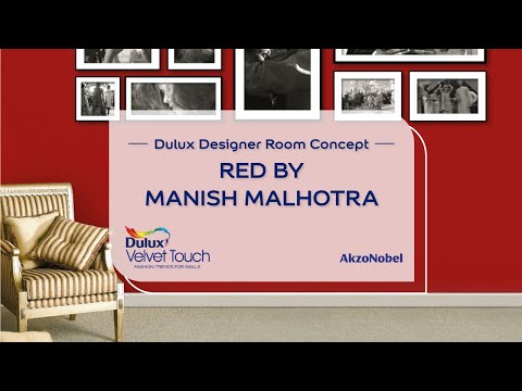 Dulux Designer Room Concept - Manish Malhotra Red