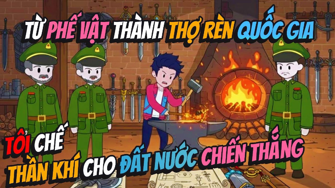 Từ Phế Vật Thành Thợ Rèn Quốc Gia Tôi Chế Thần Khí Cho Đất Nước Chiến ...