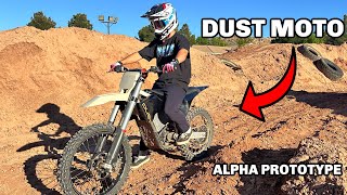 Sending HUGE Jumps on DUST MOTO Electric Dirt Bike!