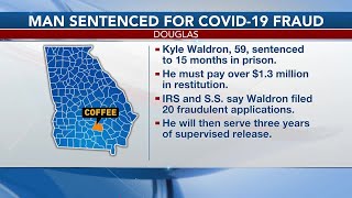 Coffee Co. man sentenced for COVID-19 fraud