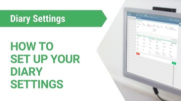 GoodX Web App - How to Set Up your Diary Settings