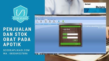 DELPHI7 - Source Code Aplikasi Penjualan Dan Stok Obat pada Apotik PT.PAPUA ANUGERAH FARMA