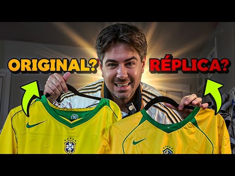 COMPREI A CAMISA TOTAL 90 DO BRASIL ORIGINAL E REPLICA! MUITA DIFERENÇA?