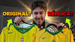 COMPREI A CAMISA TOTAL 90 DO BRASIL ORIGINAL E REPLICA! MUITA&nbsp;DIFERENÇA?