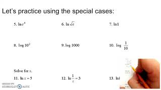 8.6 -Common Log and Natural Log