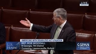Rep Woodall Discusses the ADA and Website Compliance on the House Floor