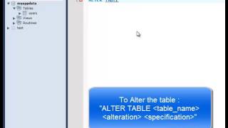 MySQL   7 create alter drop tables
