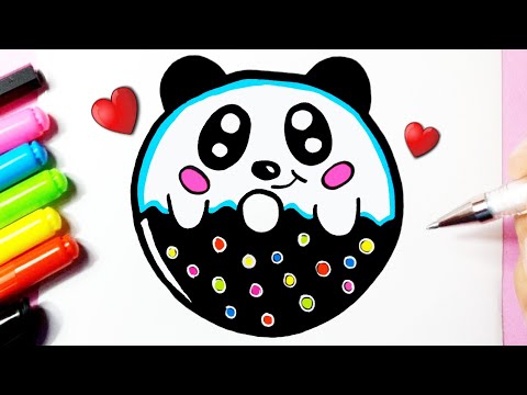 Como desenhar Cookies Kawaii fofo ❤ Desenhos Kawaii - Desenho para Desenhar  