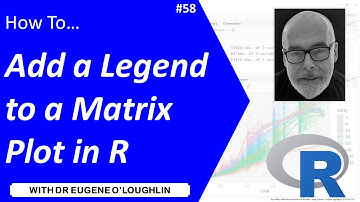 How To... Add a Legend to a Matrix Plot in R #58