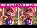 ENCUENTRA LAS DIFERENCIAS DE MARIO BROS LA PELICULA 🍄👁️ | ¿Podrás encontrar todas a Tiempo?