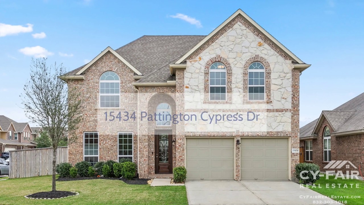 Cypress TX Home For Sale at 15434 Pattington Cypress Dr YouTube