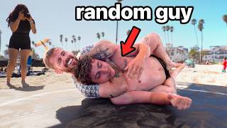 Grappling strangers to see if BJJ works