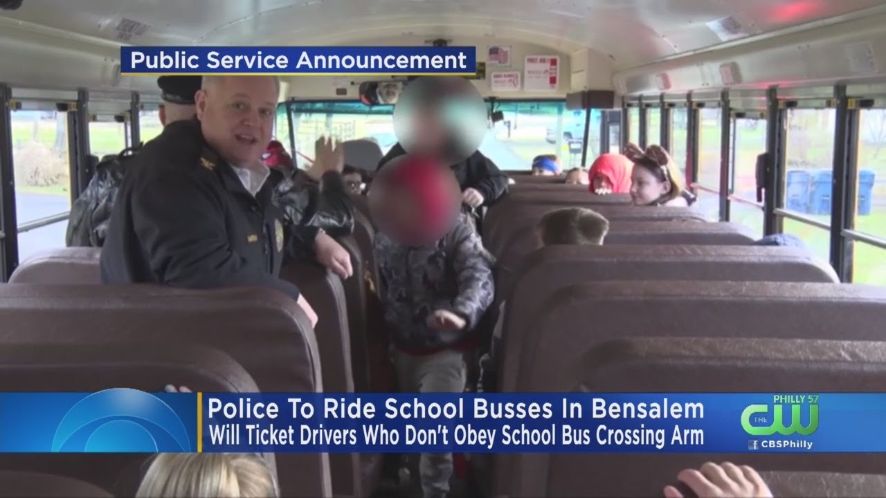 Bensalem Police Crack Down On Drivers Illegally Passing School Buses ...