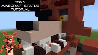 Foxy Minecraft Statue Tutorial (FNaF VR)