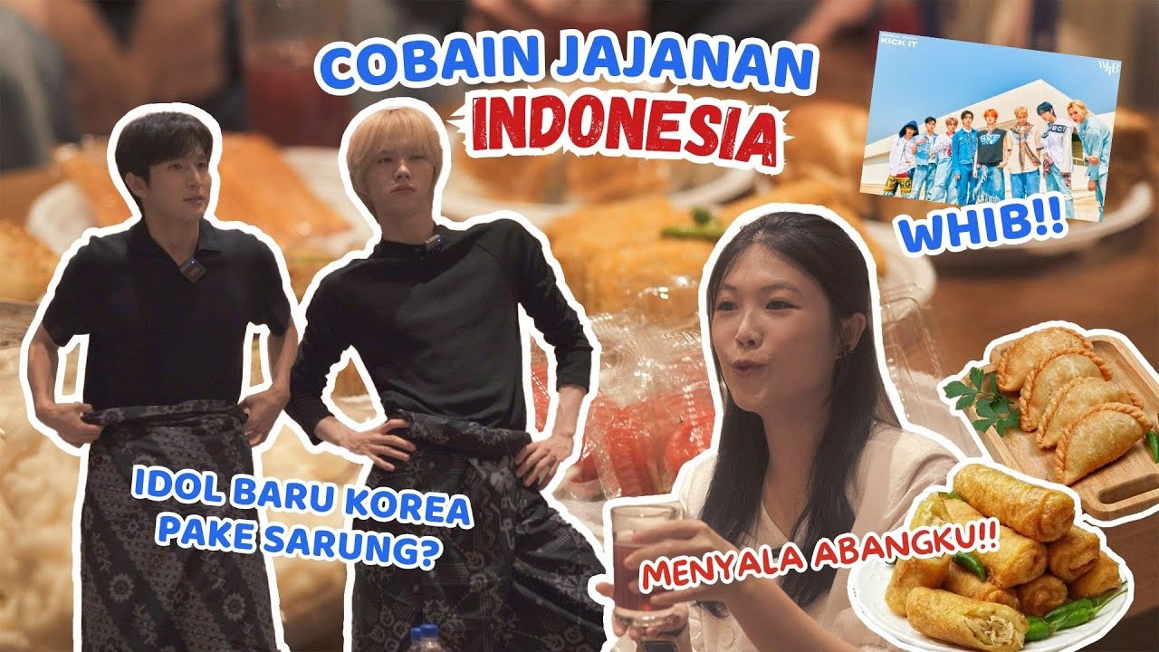 MENYALA IDOL BARUKU! 🔥 UGEON & JINBEOM COBAIN MAKANAN INDONESIA!
