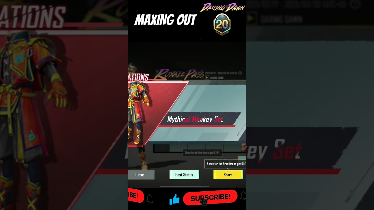 PUBGMOBILE - RP M20 FULL MAX OUT 😱🥶