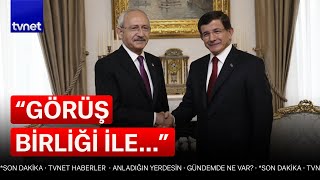 Kılıçdaroğlundan Adaylık Açıklaması Davutoğlu 