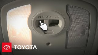 2012 Prius How-To: Map and Reading Lamps | Toyota