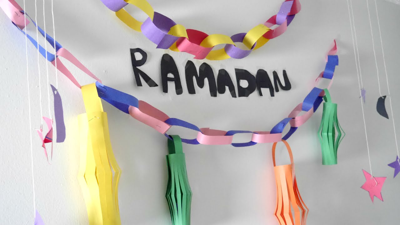 ⁣كيف صنعت زينة رمضان - فوازير رمضان و المسابقة Easy Ramadan Craft