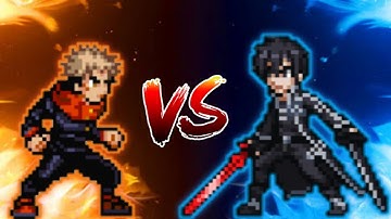 Yuji Itadori Sukuna VS Kirirto V2(3 forms) in Jump Force Mugen.