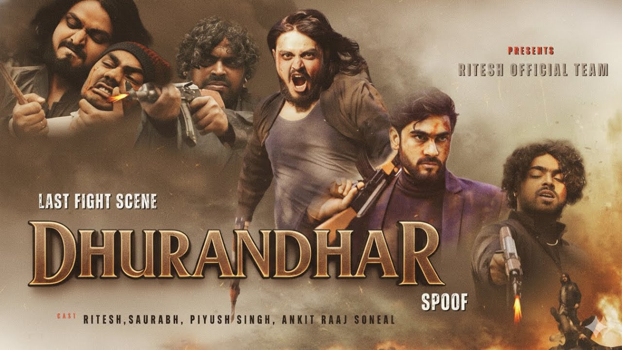 Dhurandhar last fight scene spoof 🔥Rahman dakait | Hamza ali | sp  