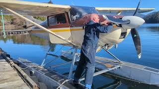 Hand Prop IO-520  , Cessna 185 on floats.