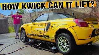 How Kwickly can you Lift a car? @RuskiWeldFab shows you how.