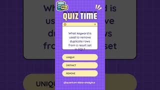 SQL Quiz 3