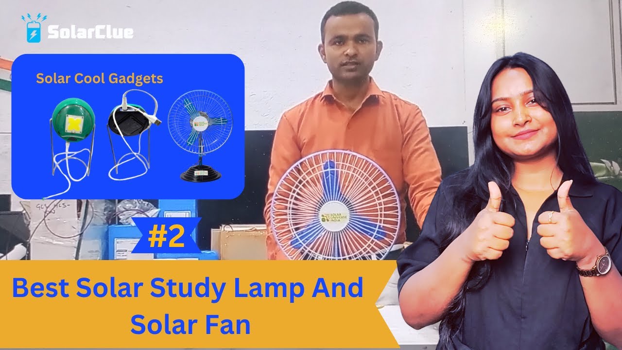 Best Solar Study Lamp And Solar Fan | Series Of Small Solar Products ...